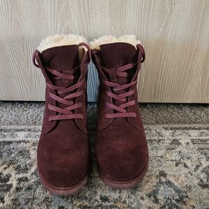 BearPaw Women's Wine Winter Boots